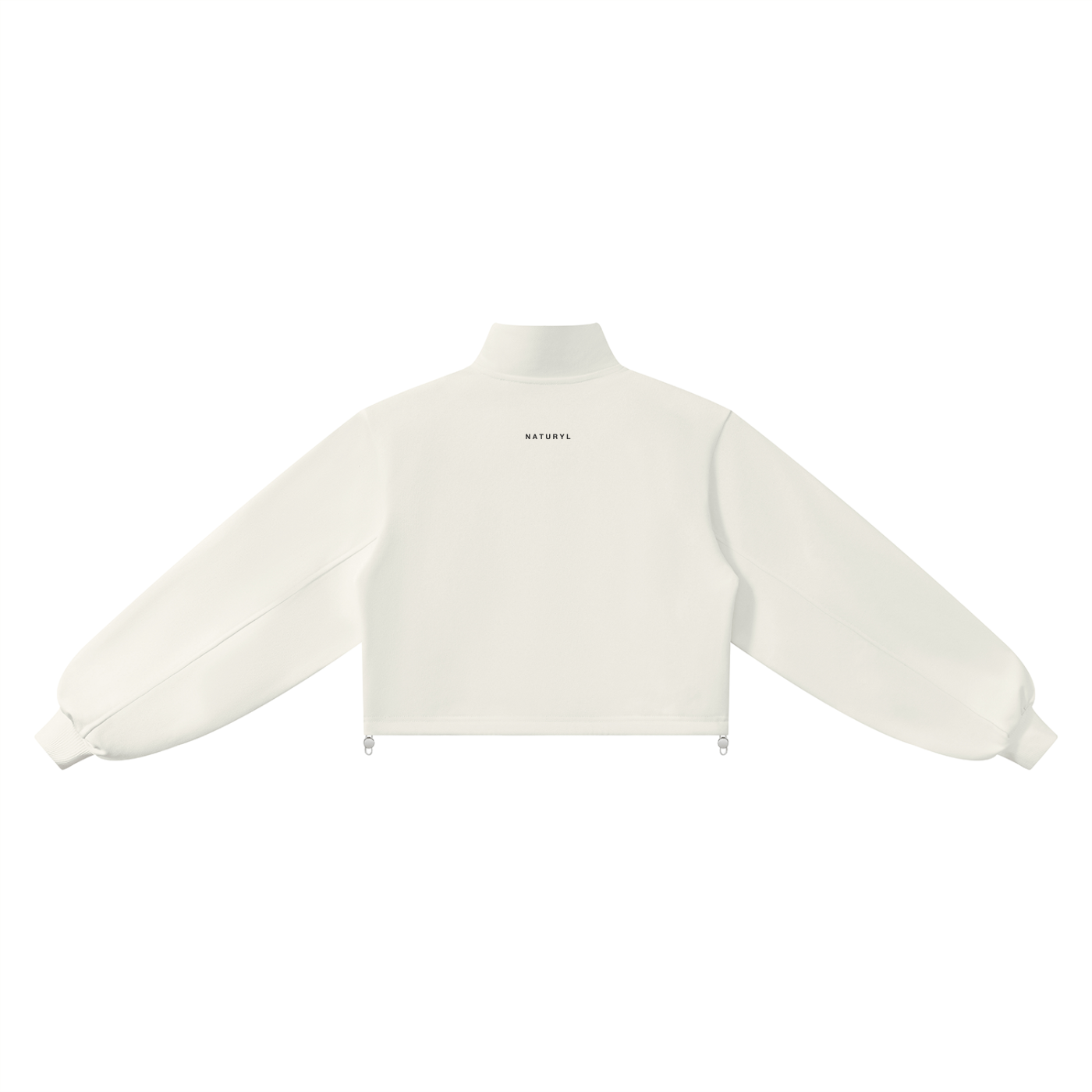 Mock-Neck Quarter-Zip Sweatshirt