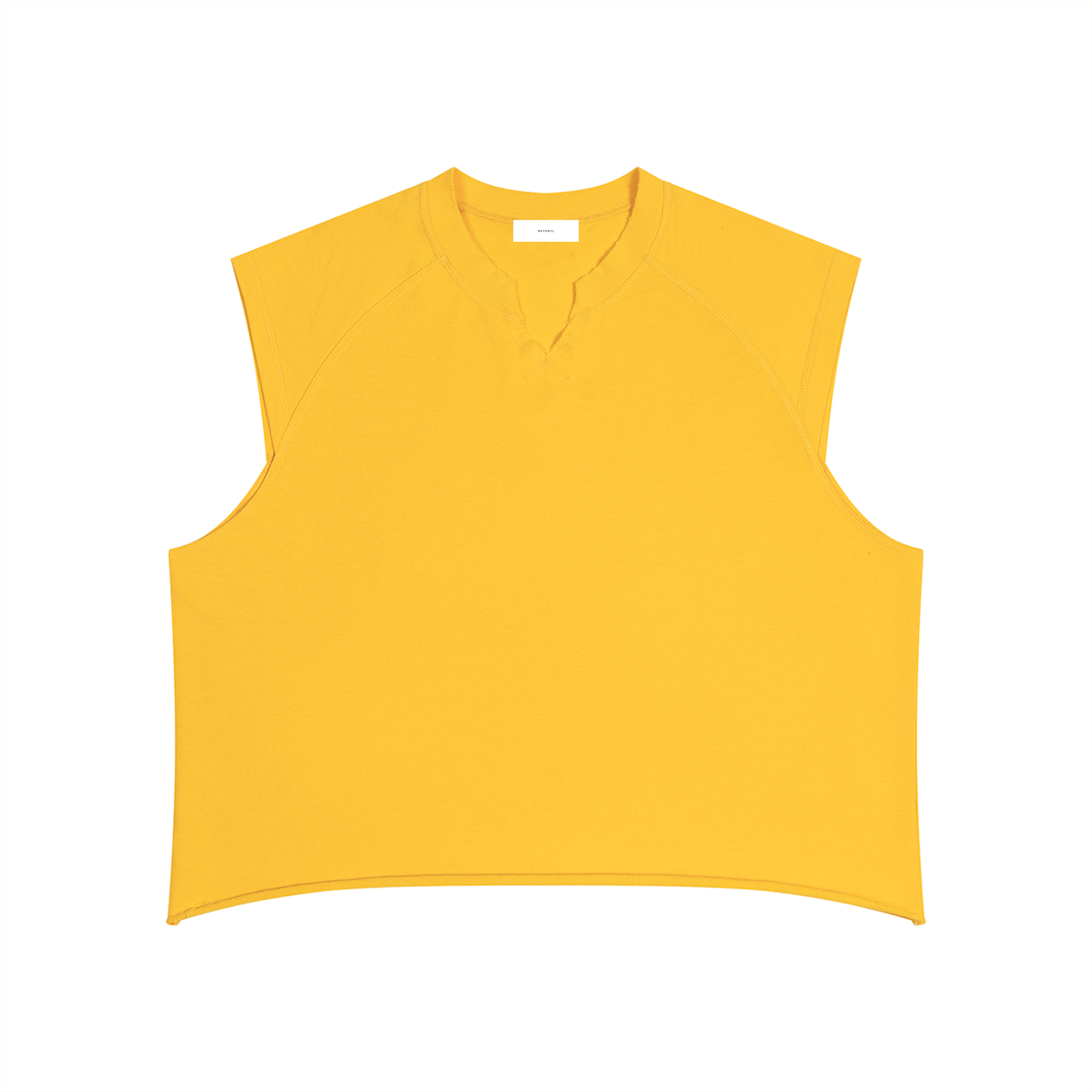 Men’s Boxy Raw Hem Tank Top