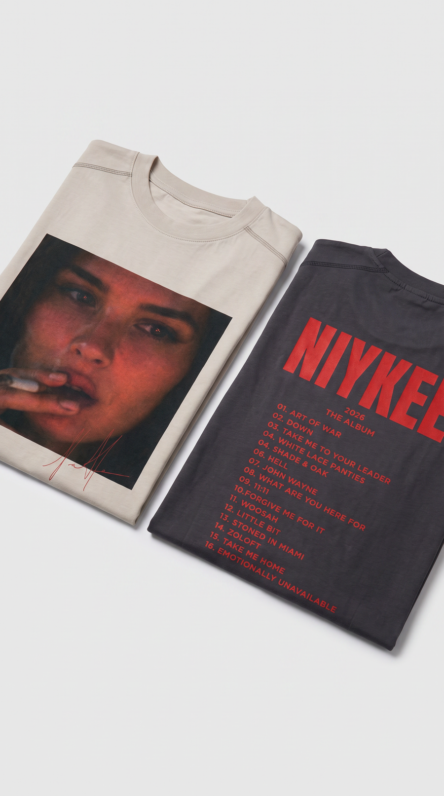 Official Niykee Album T-Shirt