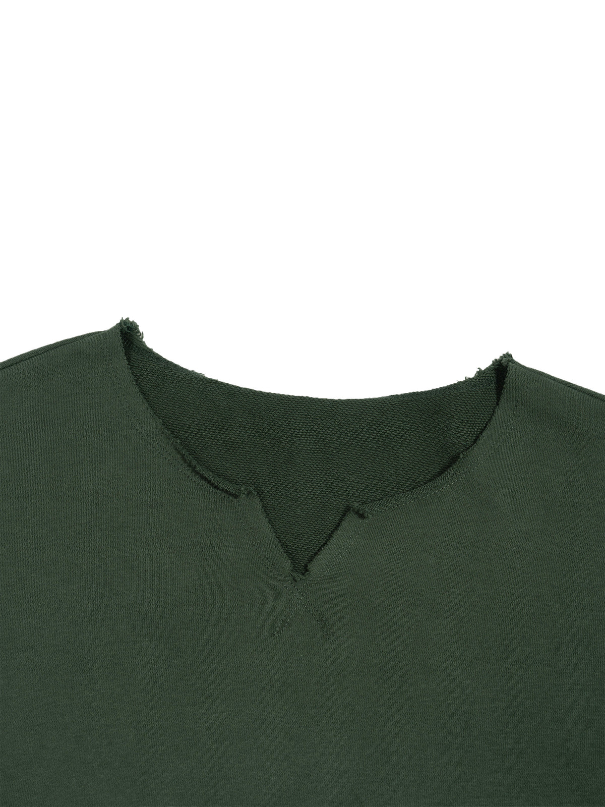Raw Edge Boxy Sweatshirt