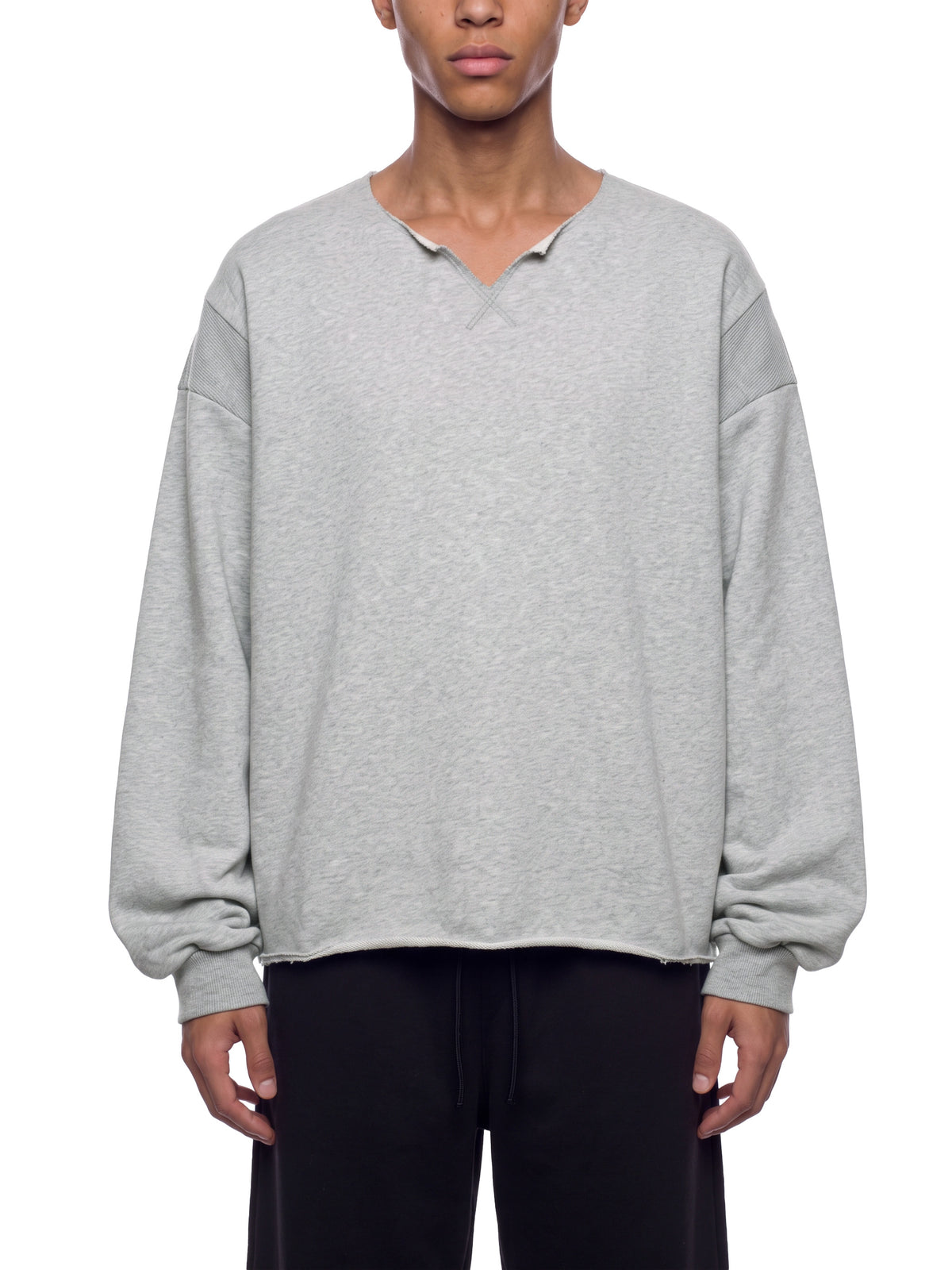 Raw Edge Boxy Sweatshirt